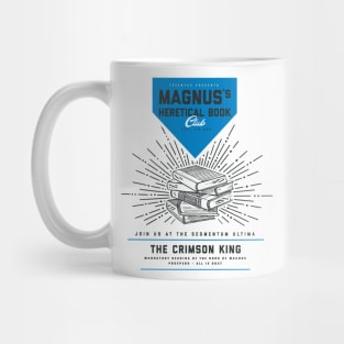 Magnus's Heretical Book Club (Blue/Black) Mug